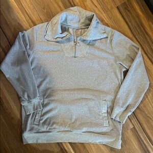 Source Unknown Gray Quarter-Zip Sweatshirt